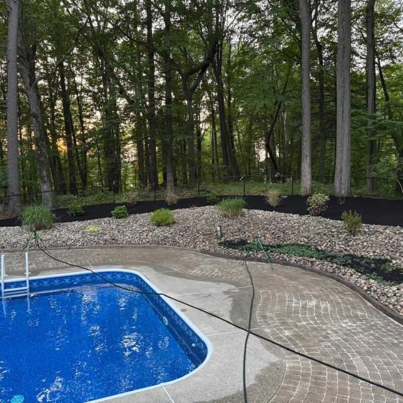 Before landscaping project 1